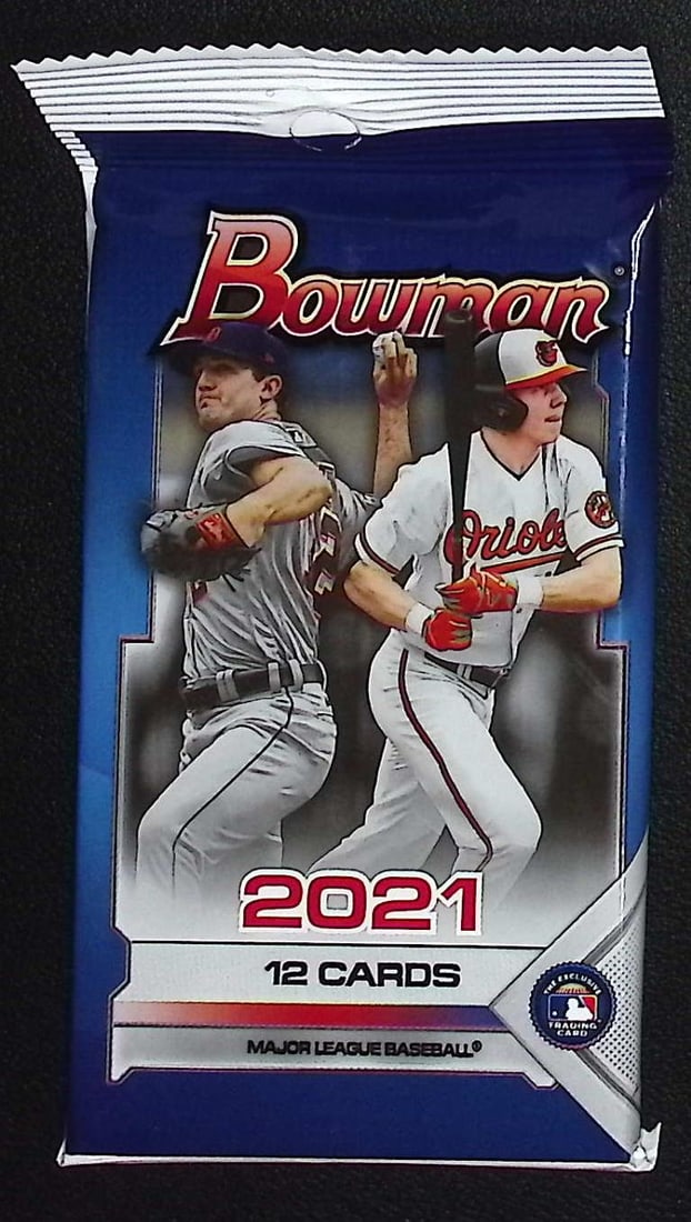 2021 Bowman Baseball Cards RETAIL BOX PACK, Sports Cards, MLB Prospect Cards (1 of 1)