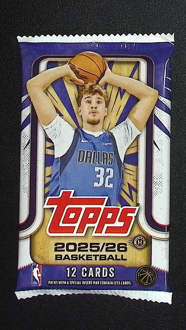 2025-26 Topps Basketball Card HOBBY BOX PACK RC'S: Cooper Flagg, Kon Kneuppel, VJ Edgecombe: Topps Basketball NBA Trading & Sports Cards, Rookie Cards in this set are Cooper Flagg, Dylan Harper, Ace Bailey, V J Edgecombe, Kon Knueppel , Autographs, Signatures, Green Topps Logo Refractor, Auct