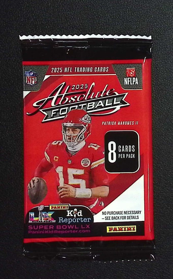 2025 Panini Absolute Football RETAIL BOX PACK - RC: Jaxson Dart, Emeka Egbuka: Panini Rookie Football NFL Trading & Sports Cards, Rookie Cards in This Set are Jaxson Dart, Cam Ward, Shedeur Sanders, Cam Skattebo, Travis Hunter, Football & Sports Cards for Sale Near Me, Silver, W