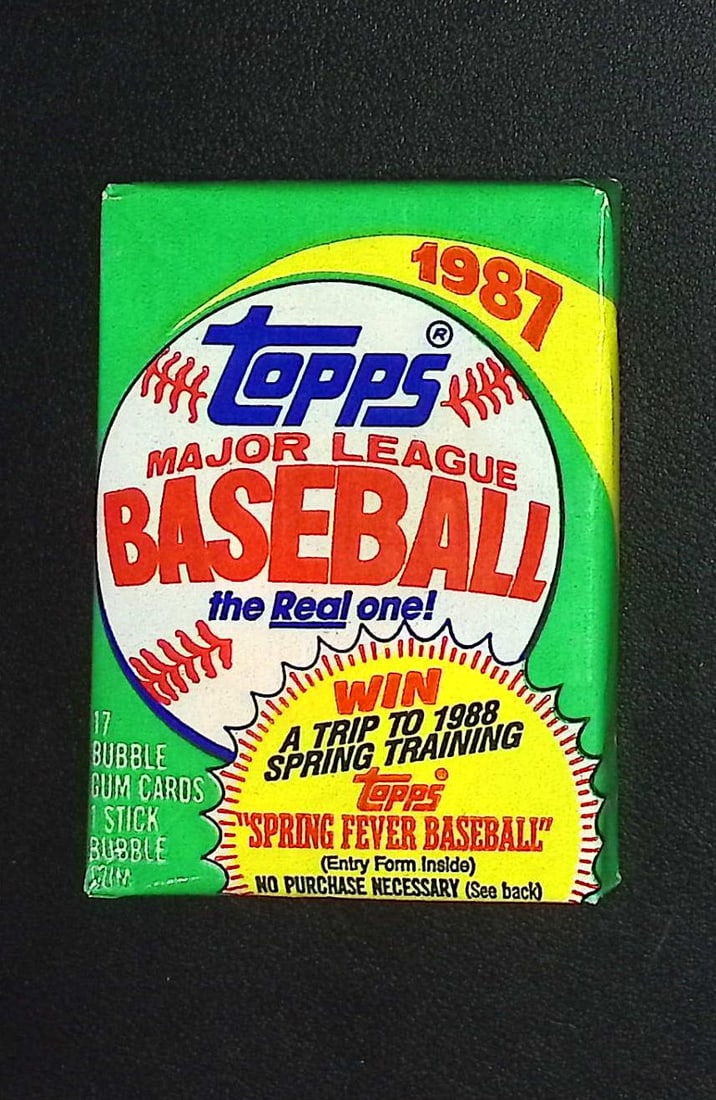 1987 Topps Series 1 Vintage Baseball Cards Retail Box Wax Pack Sports Card: Topps Vintage Rookie Baseball MLB Trading & Sports Cards, Old Baseball and Sports Cards For Sale Near Me, World Series Players, Hall of Fame Stars, Nolan Ryan & Mark McGwire Record Breaker, Don Mattin