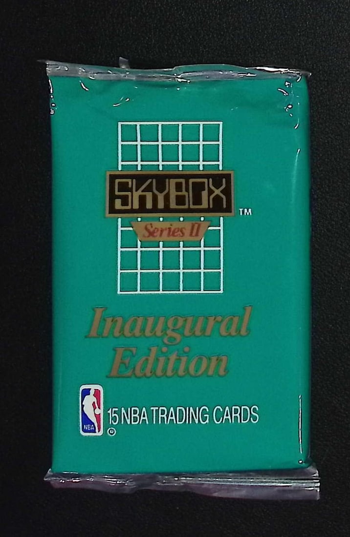 1990 Skybox SERIES 2 Innaugural Edition Basketball Vintage Basketball Retail Box Wax Pack (1 of 1)