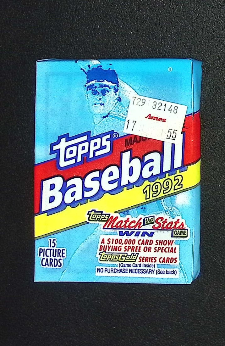 1992 Topps Vintage Series 1 Baseball Cards RETAIL BOX WAX PACK, Sports Cards Rookie Cards: Topps Vintage Rookie Basseball MLB Trading & Sports Cards, Old Baseball and Sports Cards For Sale Near Me, World Series Players, Hall of Fame Stars, Nolan Ryan, Ryne Sandberg, Bo Jackson, Don Mattingl