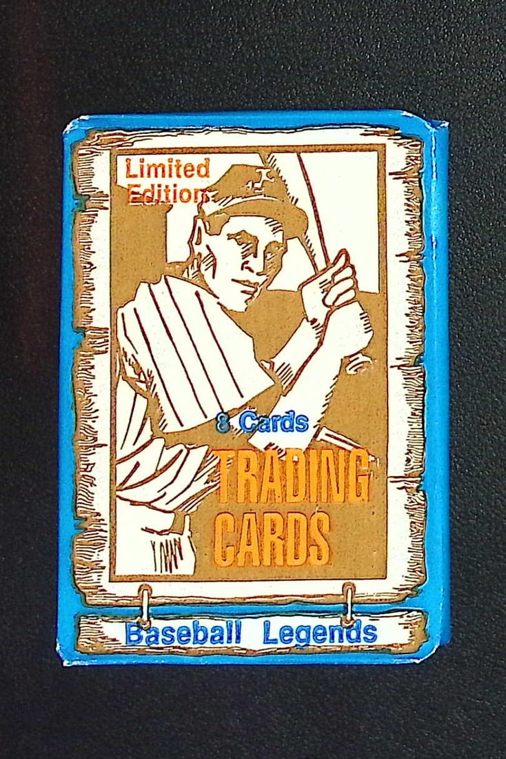 1986 PACIFIC Limited Edition Baseball Legends Vintage Baseball Cards Retail Wax Pack: Pacific Valuable Vintage Baseball MLB Trading & Sports Cards, Old Baseball Cards for Sale Near Me, 1950's & 1960's Players, World Series & Hall of Fame Players, Yankees, Reds, Giants, Braves, Dodgers,