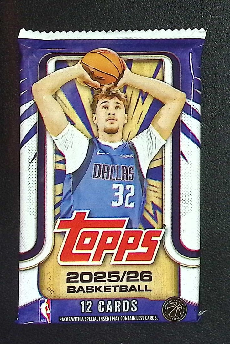 2025-26 Topps Basketball Card BLASTER BOX PACK - RC'S: Cooper Flagg, Kon Kneuppel: Topps Basketball NBA Trading & Sports Cards, Rookie Cards in this set are Cooper Flagg, Dylan Harper, Ace Bailey, V J Edgecombe, Kon Knueppel , Autographs, Signatures, Green Topps Logo Refractor, Auct