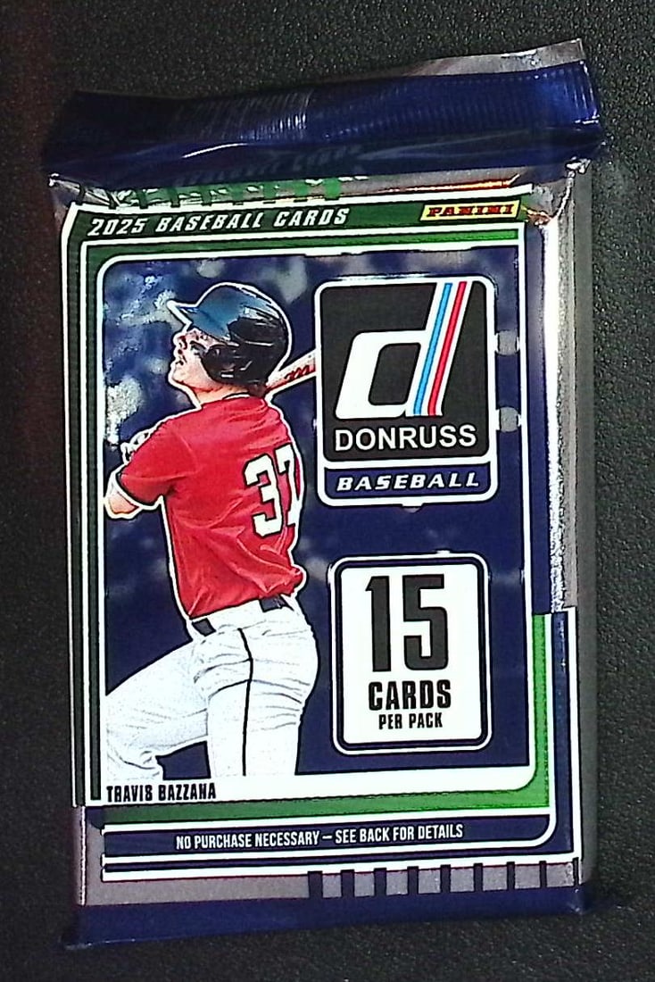 2025 Donruss Baseball Card Blaster Box Pack - Shock Parallels: Donruss Baseball MLB Trading Cards, Rookie Cards, Sports Cards for Sale Near Me, Hall of Fame & World Series Champion Players, Travis Bazzanna, Jake Misiorowski, Konnor Griffin, Bubba Chandler, Jesus 