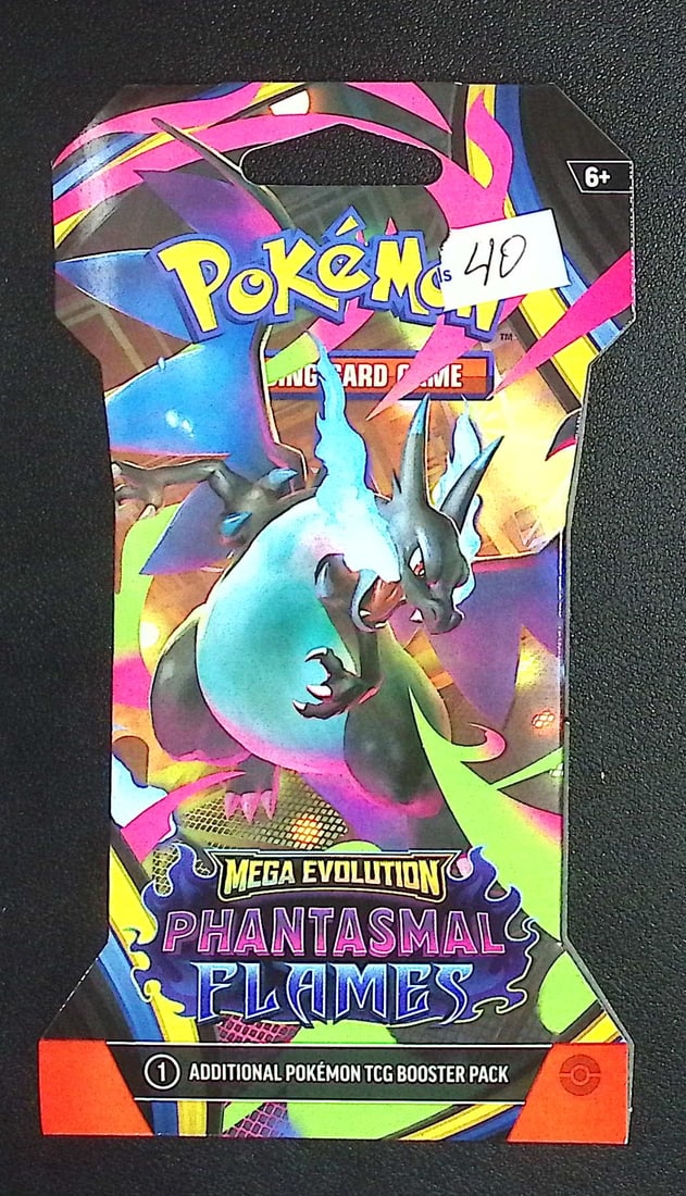 2025 Pokemon Mega Evolution Phantasmal Flames Sleeved Booster Pack: Pokemon Trading Card Game Cards, Charizard, Pikachu, Mewto, EX, Referse Holo, Holo Rare Cards, Secret Rare Cards, Full Art Cards, Evee, 3 Stars Ultra Rare Cards, Double Rare, Illustration Rare, Specia