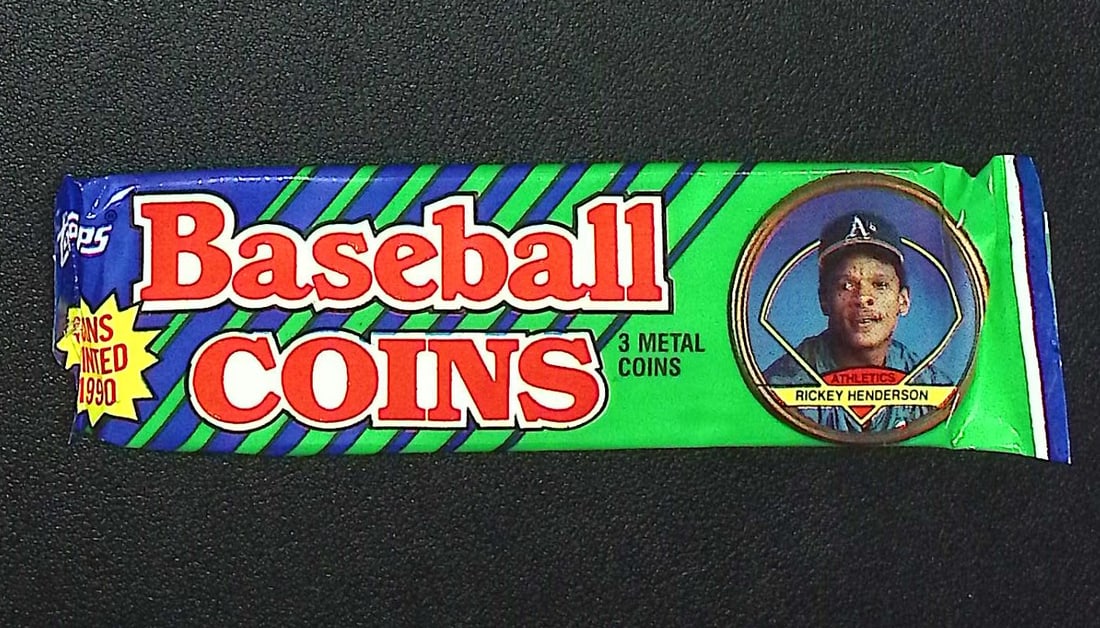 1990 Topps Vintage Baseball Coins Retail Box Wax Pack MLB Trading Coins: Topps Vintage Baseball MLB Trading & Sports Cards, Randy Johnson, Bo Jackson, Cal Ripken, Nolan Ryan, Craig Biggio, Old Sports Cards For Sale Near Me, World Series & Hall of Fame Players, Valuable Auc