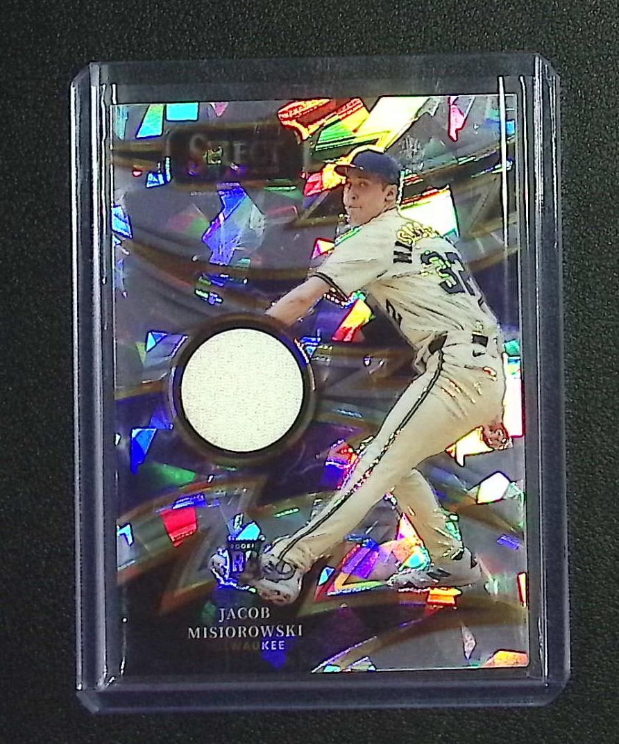 Jacob Misiorowski Rookie Card Silver Ice Prizm 2025 Panini Select Sparks #SP-JM: Panini Baseball MLB Trading & Sports Cards, Sports Cards for Sale Near Me, Prizm, Mosaic, Select, SP, SSP, Auction Memorabilia Lots for Sale On Line, World Series & Hall of Fame Players