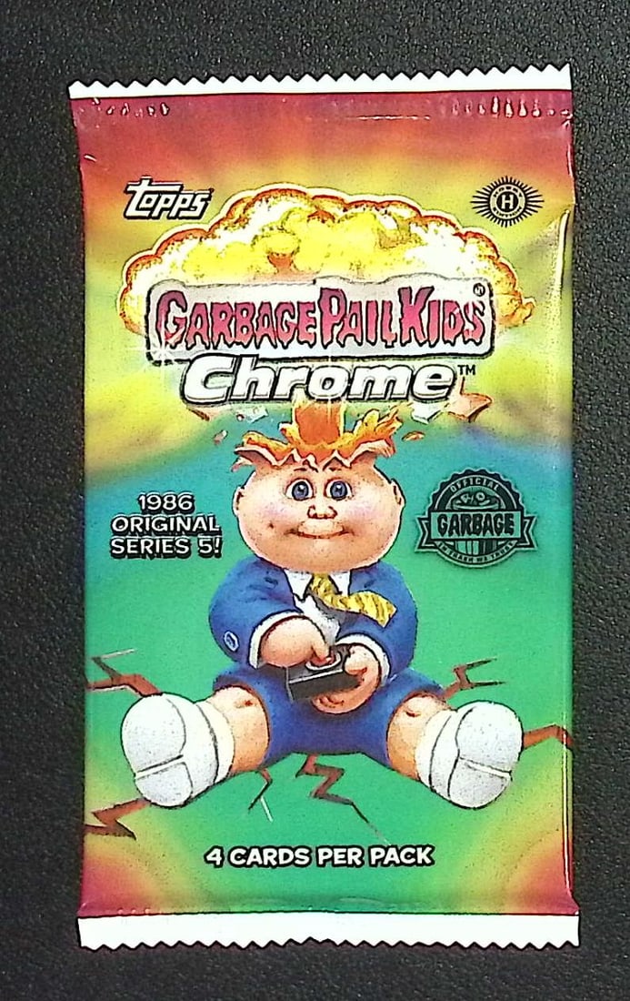 2022 Gargage Pail Kids Chrome Hobby Box Pack 1986 Origianal Series 5! Trading Cards: Numbered Cards, Wave Parallels, Topps Trading Cards Sold on Line, Auction Lots for sale on line, Trading Card Stickers