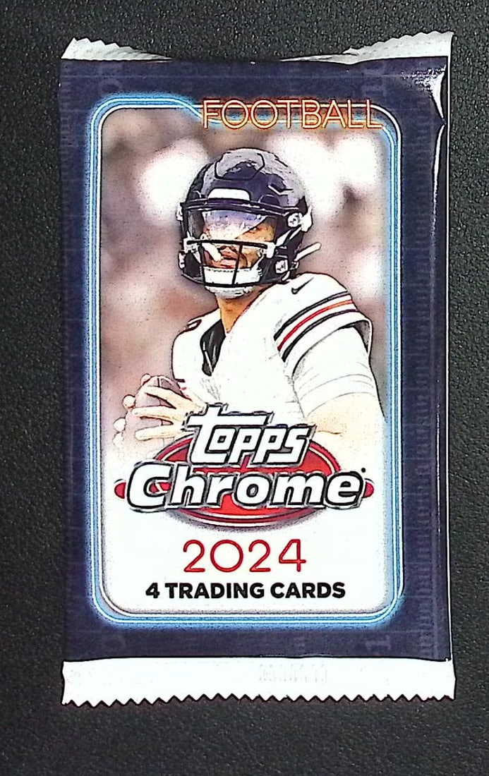 2024 Topps Chrome Football Cards BLASTER Box Pack Drake Maye, Jayden Daniels Rookie Card: Topps Football NFL Trading & Sports Cards, Rookie Cards in this Set Are Drake Maye Jayden Daniels, Bo Nix, JJ McCarthy, Marvin Harrison Jr, Refractors, Prism Refractors, X-Fractors, Sports Cards for S