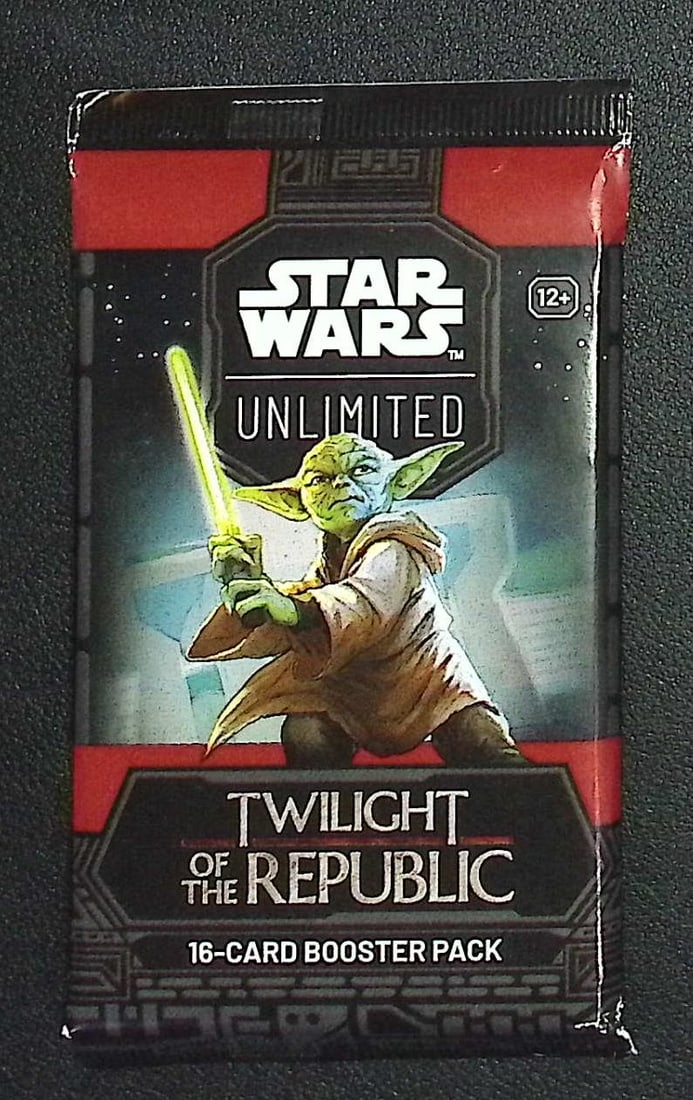 Star Wars Unlimited Twilight of the Republic 16 Card Booster Pack: 1 Rare or Legendary per Pack (1 of 1)