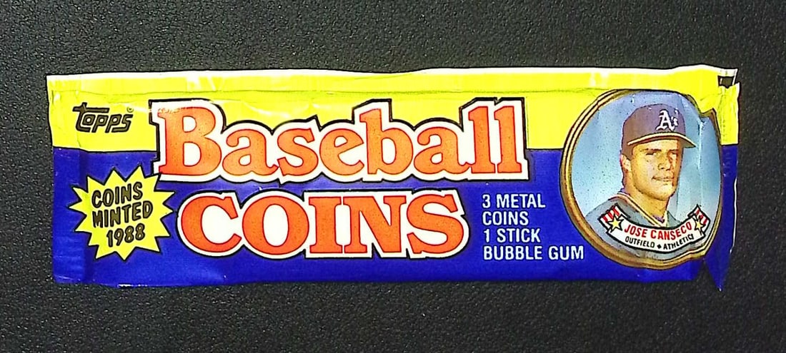 1988 Topps Vintage Baseball Coins Retail Box Wax Pack MLB Trading Coins: Topps Vintage Baseball MLB Trading & Sports Cards, Randy Johnson, Bo Jackson, Cal Ripken, Nolan Ryan, Craig Biggio, Old Sports Cards For Sale Near Me, World Series & Hall of Fame Players, Valuable Auc