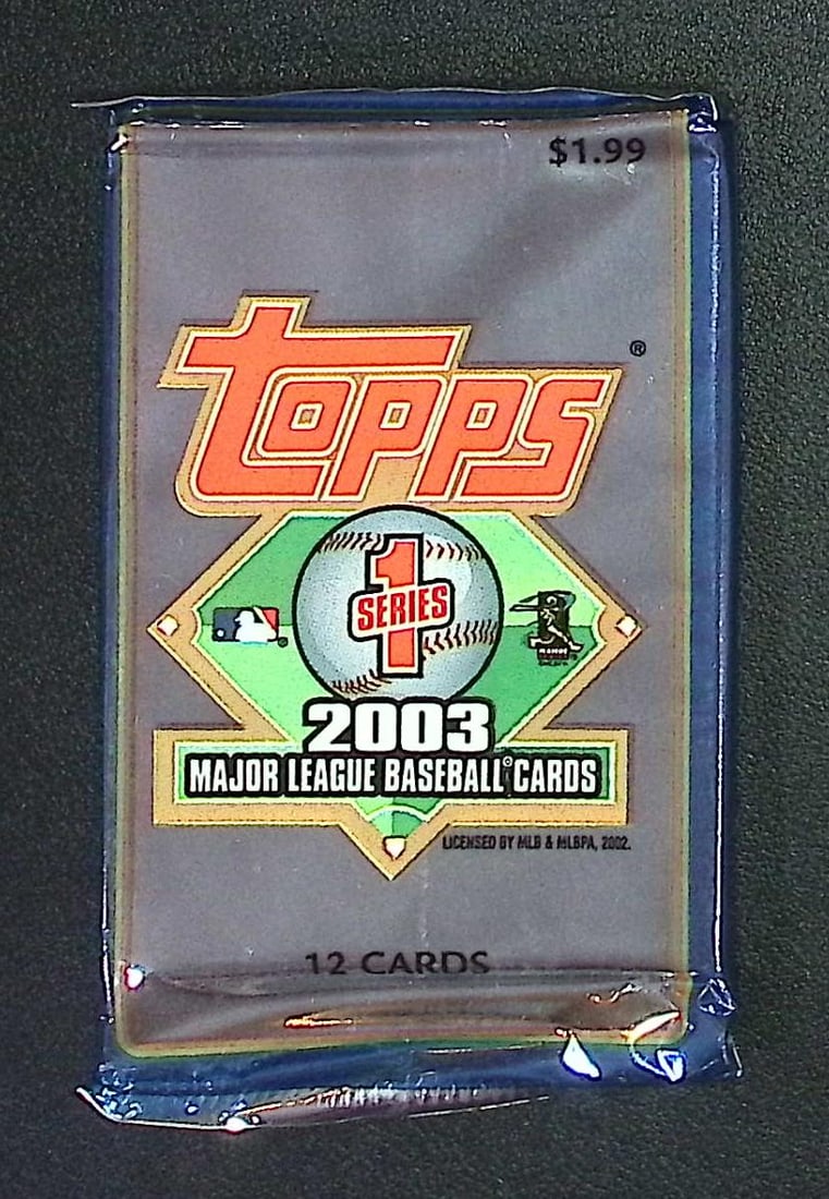 2003 Topps Series 1 Baseball Blaster Box Pack: Topps Series 1 Baseball MLB Trading & Sports Cards, Sports Cards for Sale Near Me, Auction Baseball Lots for Sale on Line, World Series & Hall of Fame Players
