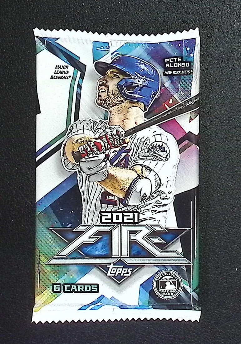 2021 Topps Fire Baseball BLASTER BOX PACK: Topps MLB Rookie Baseball Trading Cards, Sports Cards for Sale Near Me, World Series & Hall of Fame Players, Shohei Ohtani, Mike Trout, Aaron Judge, Mookie Betts, Boston Red Sox, New York Yankees