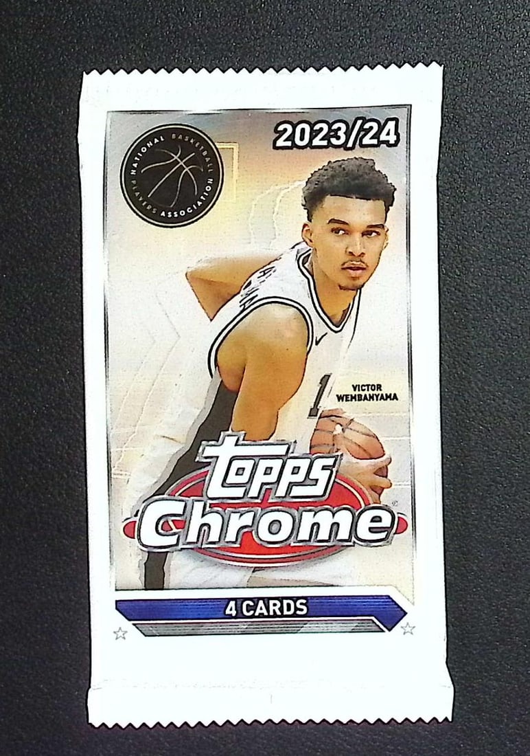 2023-24 Topps Chrome Basketball Cards BLASTER BOX PACK Victor Wembanyama Rookie Card: Topps Chrome Basketball NBA Trading & Sports Cards, Rookie Cards in this set are Victor Wembanyama Rookie, Brandon Miller, Amen Thompson, Scoot Henderson, Ausar Thompson, Autographs, Signatures, Green