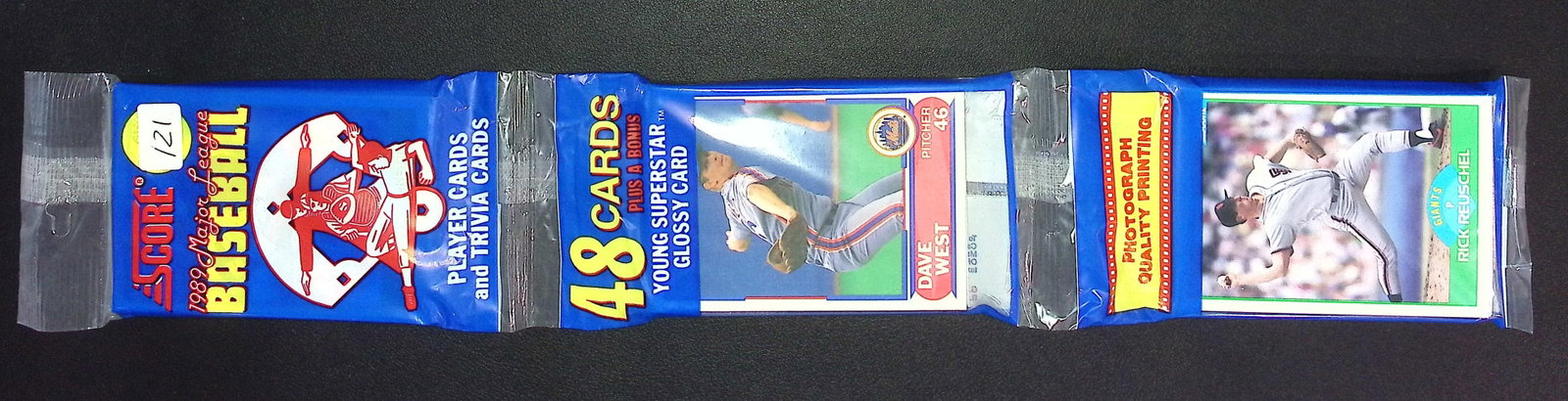 1989 Score Series 1 RACK PACK Vintage Factory Sealed Ken Griffey, Jr. Rookie Season (1 of 2)