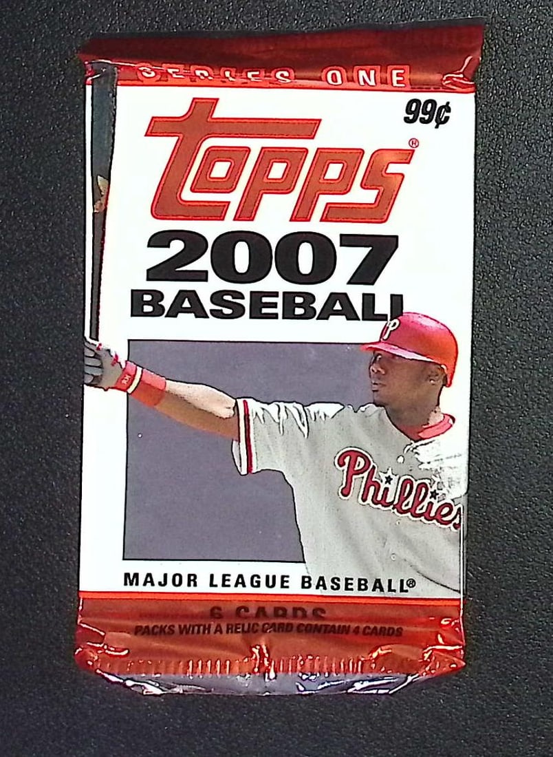 2007 Topps Series 1 Baseball Cards Retail Box Pack, MLB Trading Cards: Topps Series 1 Baseball MLB Trading & Sports Cards, Sports Cards for Sale Near Me, Auction Baseball Lots for Sale on Line, World Series & Hall of Fame Players
