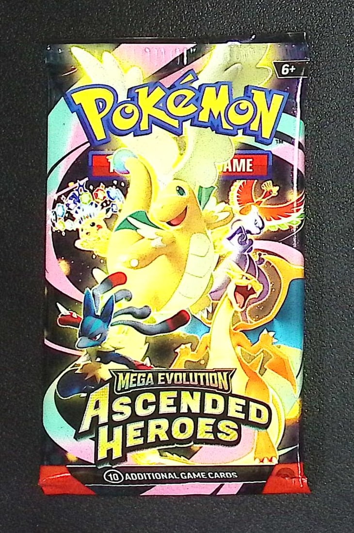 2025 Pokemon Ascended Heroes Card Booster Pack Charizard Newest Pokemon Set: Pokemon Trading Card Game Cards, Charizard, Pikachu, Mewto, EX, Referse Holo, Holo Rare Cards, Secret Rare Cards, Full Art Cards, Evee, 3 Stars Ultra Rare Cards, Double Rare, Illustration Rare, Specia