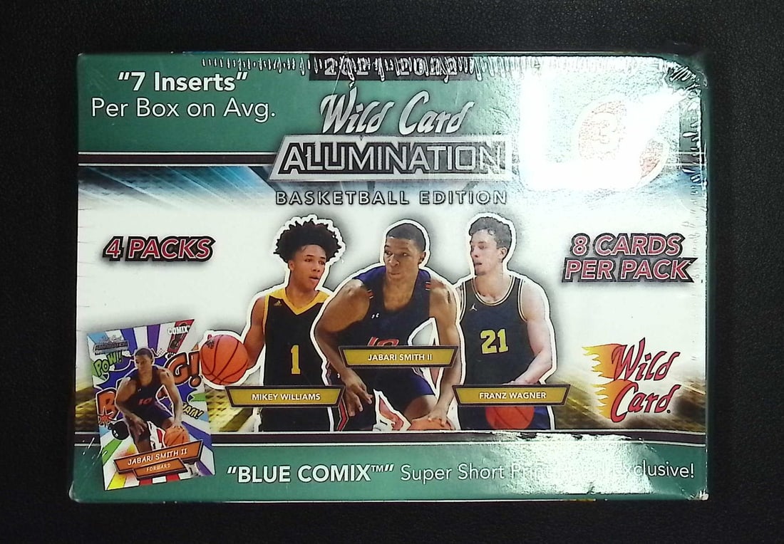 2021 Wild Card Illumination Basketball Edition Blaster Box 4 Packs: Wild Card, Basketball NBA Trading & Sports Cards, Sports Cards for Sale Near Me, Chrome, Refractor, SP, SSP, Valuable Auction Memorabilia Lots Sold On Line, NBA Championship & Hall of Fame Player Card