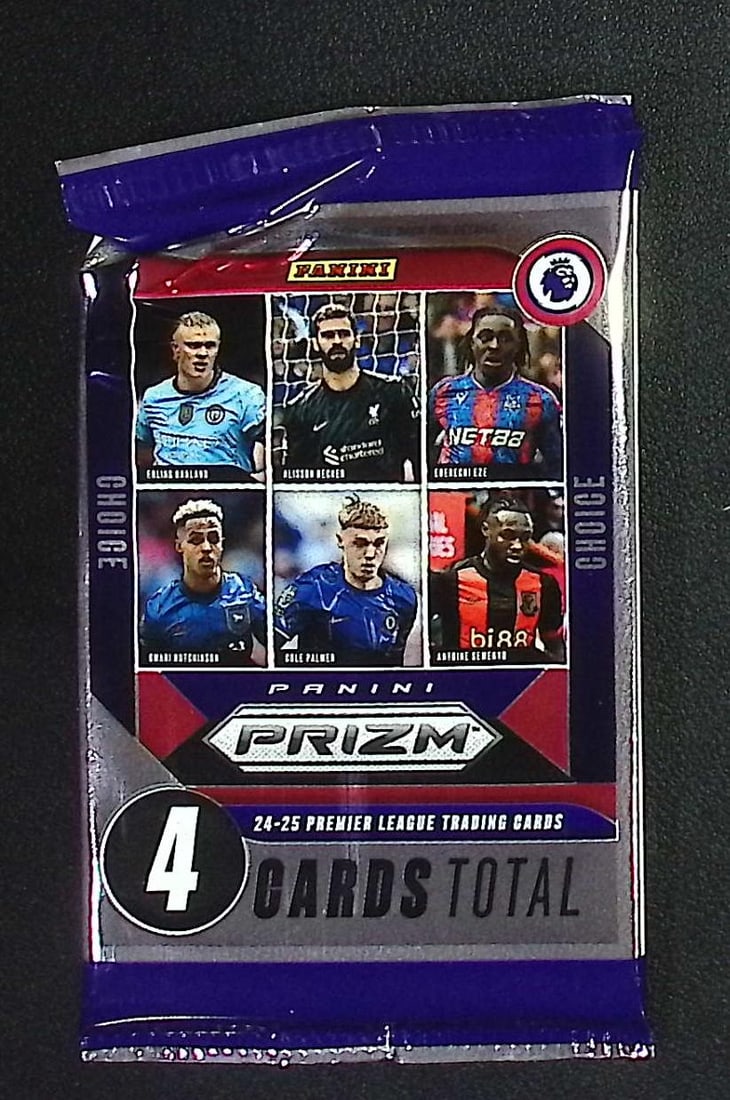 2024-25 Panini PRIZM Premier League Soccer Card Retail Box Pack: Panini Soccer Trading & Sports Cards, World Cup, Zebra, Sports Cards for Sale Near Me, SP, SSP, Numbered Cards, Auction Lots for Sale on Line