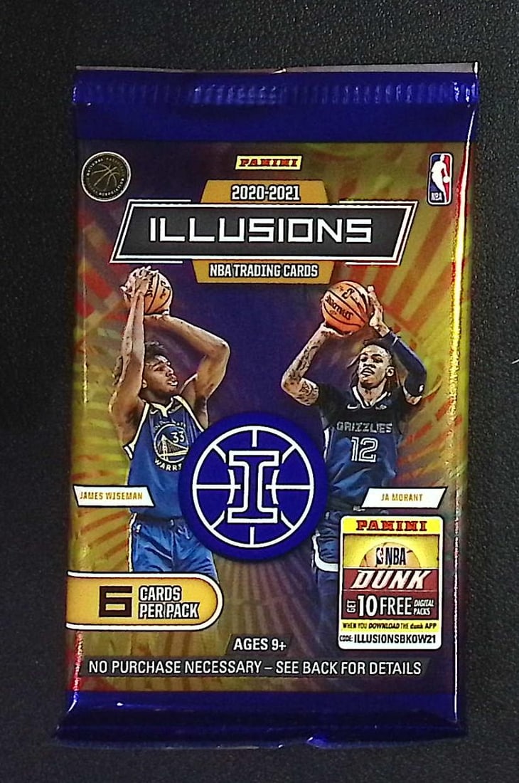 2020-21 Panini Illusions Basketball MEGA Box Pack Rookies: Lamelo Ball, Anthony Edwards, Tyrese (1 of 1)