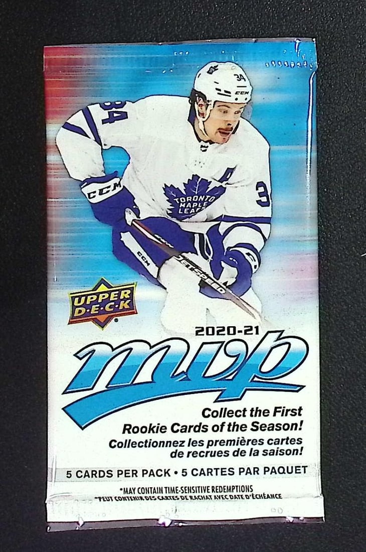 2020-21 Upper Deck MVP Hockey Card BLASTER BOX PACK Sports Cards (1 of 1)