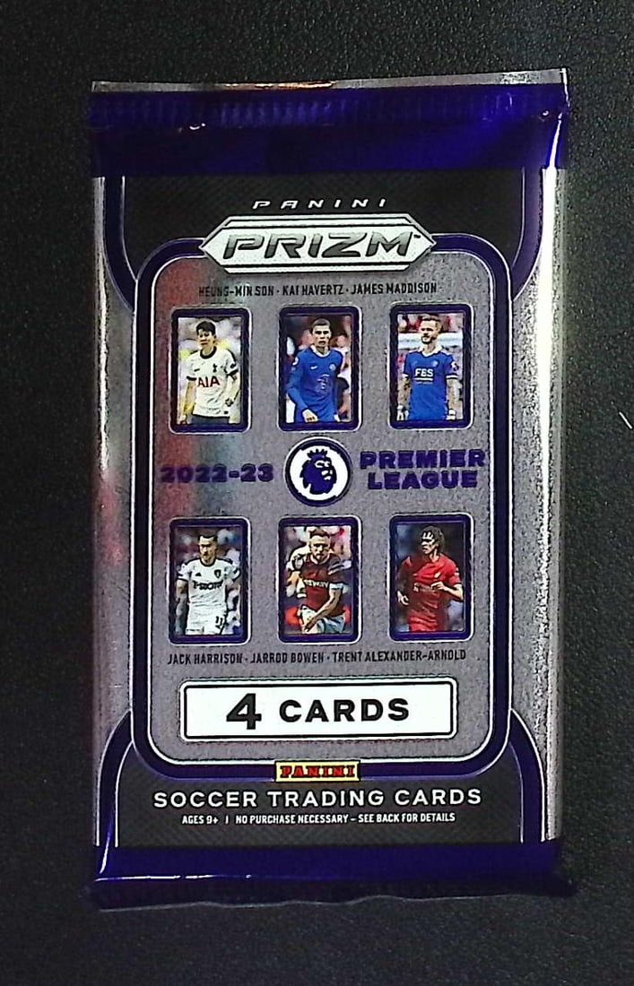 2022-23 Panini PRIZM Premier League Soccer Card Blaster Box Pack: Panini Soccer Trading & Sports Cards, World Cup, Zebra, Sports Cards for Sale Near Me, SP, SSP, Numbered Cards, Auction Lots for Sale on Line