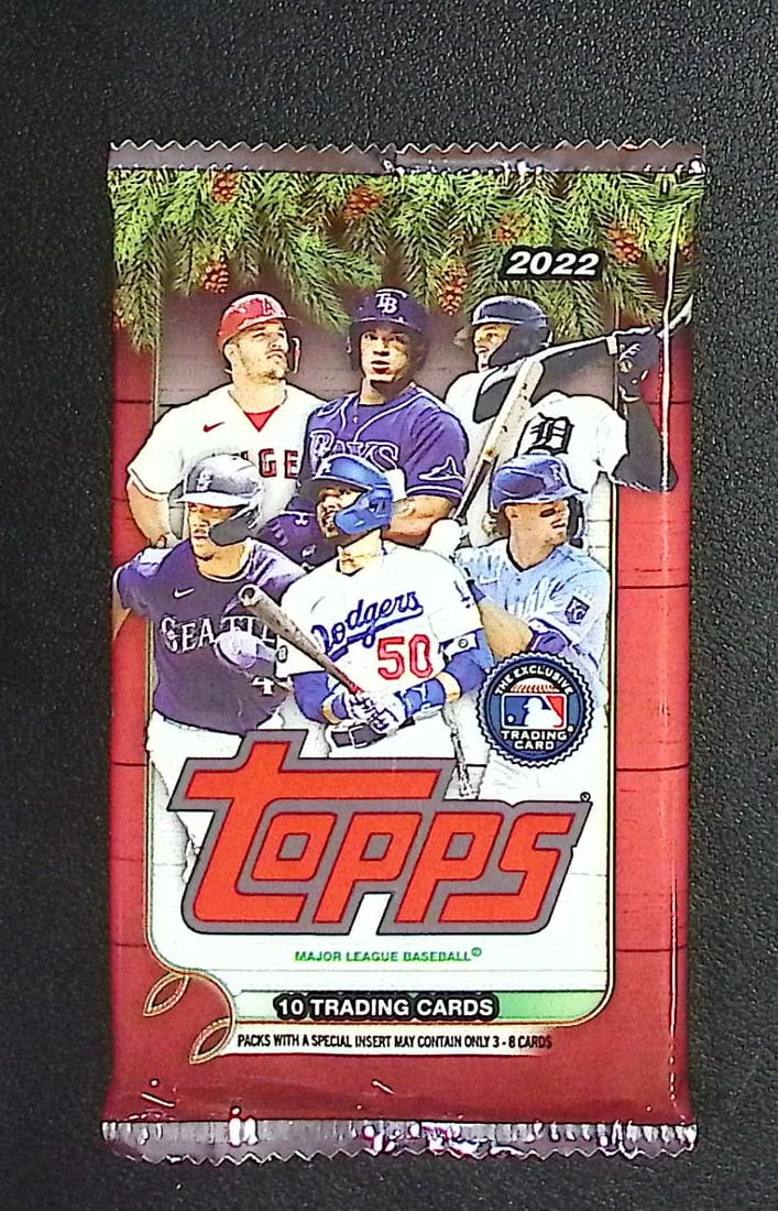 2022 Topps Holiday Baseball MEGA BOX PACK: Factory Sealed Topps Baseball MLB Trading & Sports Cards, Rookie Cards in this set are James Wood, Dylan Crews, Speckled, SP, SSP, Variations, Autographs, Chrome, Refractors, 1976 Topps, Sports Cards 