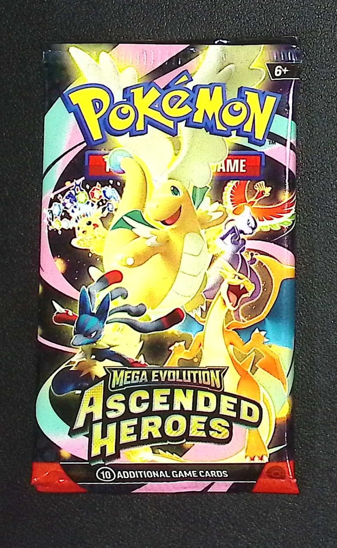 2025 Pokemon Ascended Heroes Card Booster Pack Charizard Newest Pokemon Set: Pokemon Trading Card Game Cards, Charizard, Pikachu, Mewto, EX, Referse Holo, Holo Rare Cards, Secret Rare Cards, Full Art Cards, Evee, 3 Stars Ultra Rare Cards, Double Rare, Illustration Rare, Specia