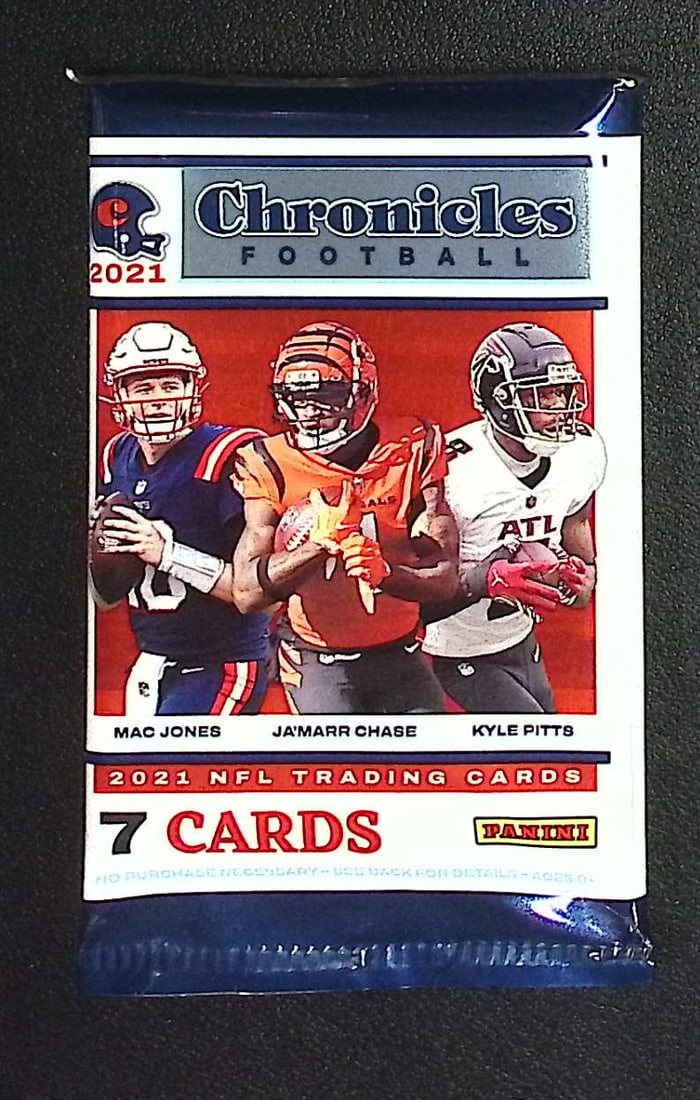 2021 Panini Chronicles Football Card BLASTER BOX PACK: Panini Football NFL Trading & Sports Cards, Sports Cards for Sale Near Me, Brock Purdy, Josh Allen, Patrick Mahomes, Aaron Rodgers, Joe Burrow, JaMarr Chase, Auction Football Lots for Sale on Line, Su