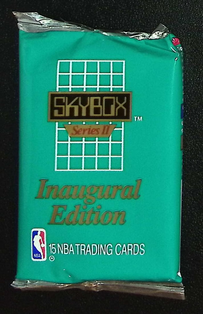 1990 Skybox SERIES 2 Innaugural Edition Basketball Vintage Basketball Retail Box Wax Pack (1 of 1)