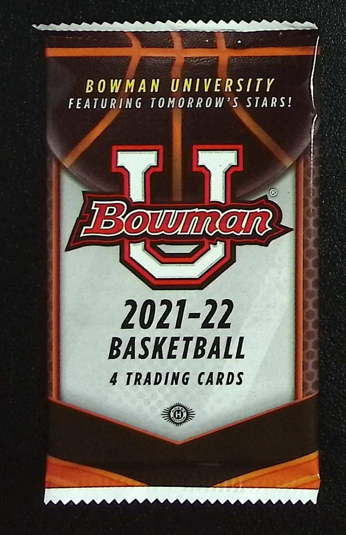 2021-'22 Bowman U Basketball Hobby Box Pack: Bowman Basketball NBA Trading & Sports Cards, Sports Cards for Sale Near Me, Champion and Hall of Fame Players, Auction Lots for Sale On Line