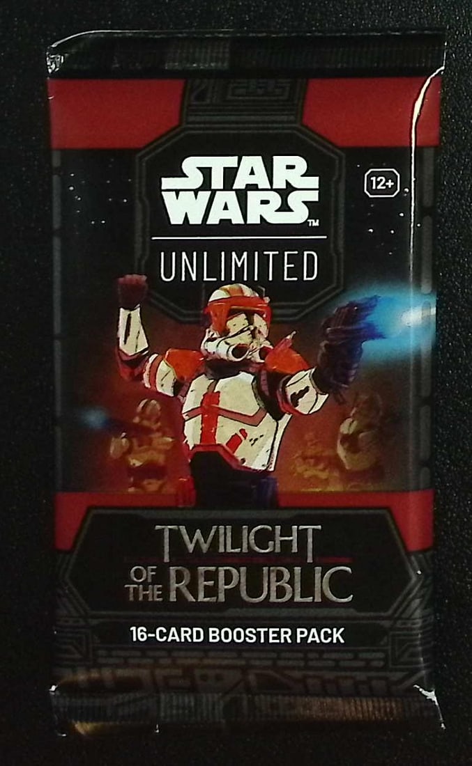 Star Wars Unlimited Twilight of the Republic 16 Card Booster Pack: 1 Rare or Legendary per Pack (1 of 1)