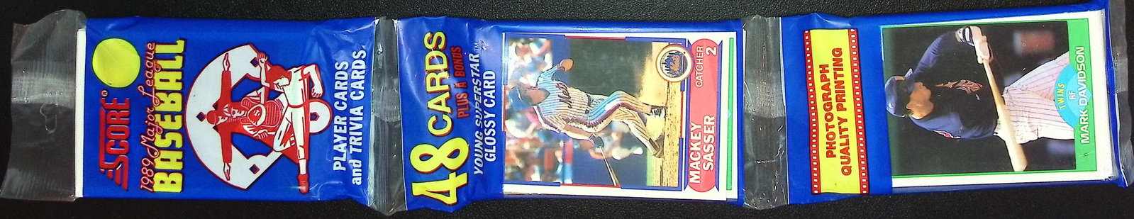 1989 Score Series 1 RACK PACK Vintage Factory Sealed Ken Griffey, Jr. Rookie Season: Score Valuable Vintage Rookie Baseball MLB Trading Cards, Old Sports Cards for Sale Near Me, Rookie Cards In this Set Are Randy Johnson, Edgar Martinez, Craig Biggio, John Smoltz, Gary Sheffield, Worl