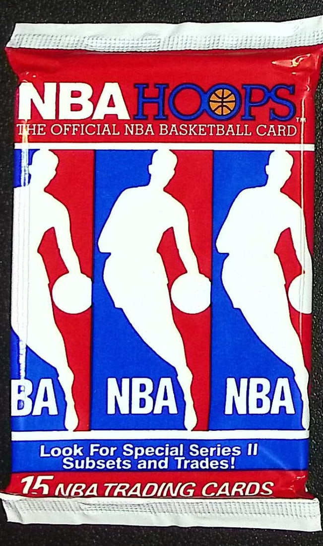 1990 NBA Hoops SERIES 2 Vintage Basketball Cards Retail Box Pack New Factory Sealed (1 of 1)