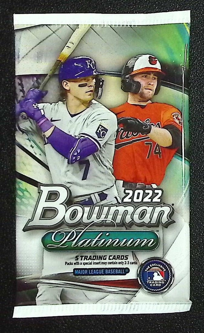 2022 Bowman Platinum Baseball MEGA BOX PACK - Julio Rodriguez Rookie Year: Bowman Baseball MLB Trading & Sports Cards, World Series & Hall of Fame Players, Auction Lots for Sale On Line, Rookie & Prospect Cards, Refractors, Numbered, SSP, SP