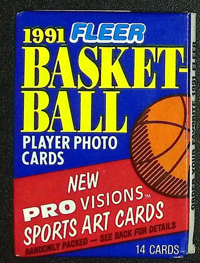 1991 Fleer Series 1 Vintage Basketball Cards Retail Box Pack New Factory Sealed (1 of 1)