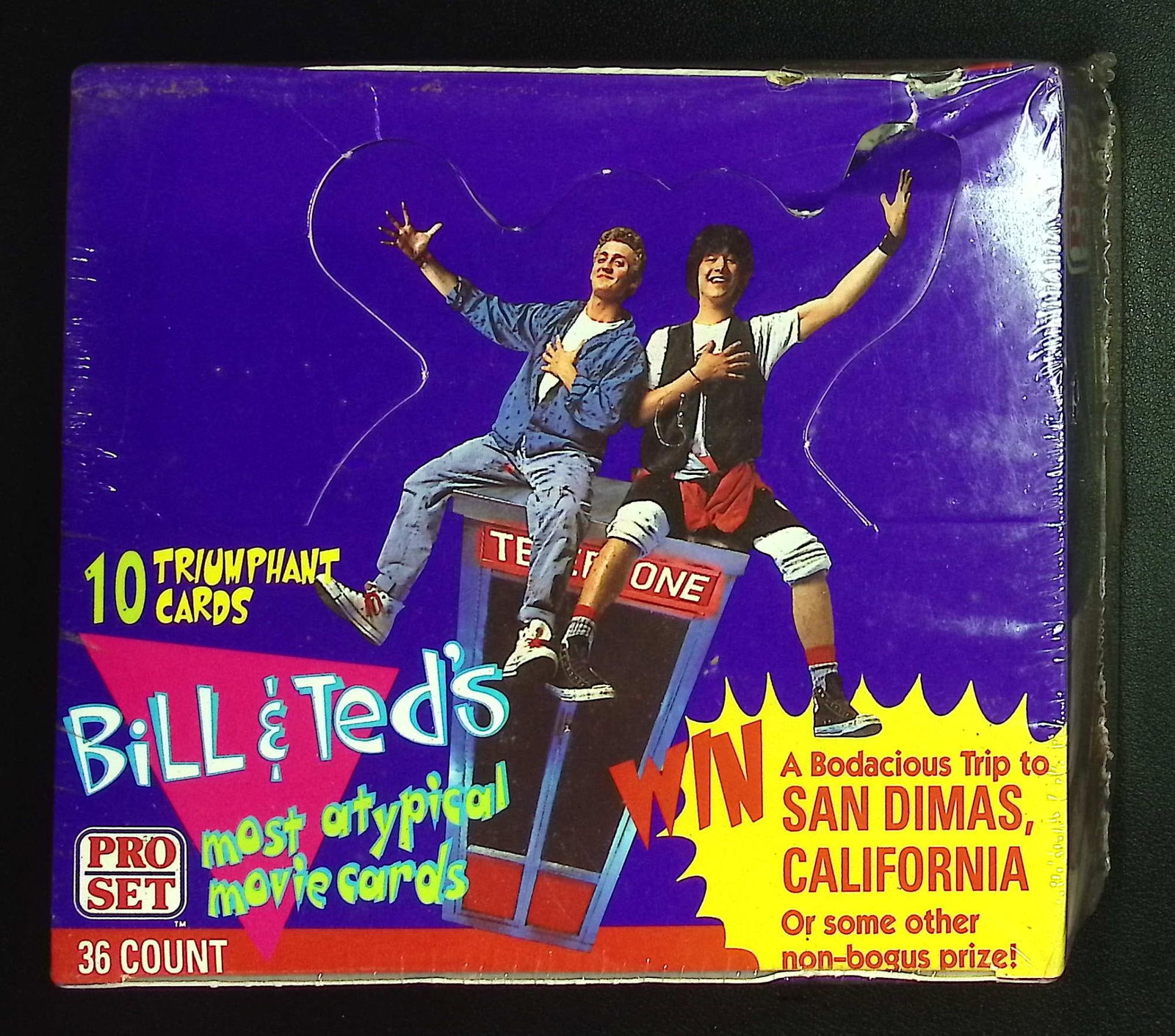 Bill & Ted's Excellent Adventure Most Atypical Movie Cards 1991 Pro Set Factory Sealed Retail Box: Bill & Ted's Excellent Adventure Most Atypical Movie Cards 1991 Pro Set Factory Sealed Retail Box