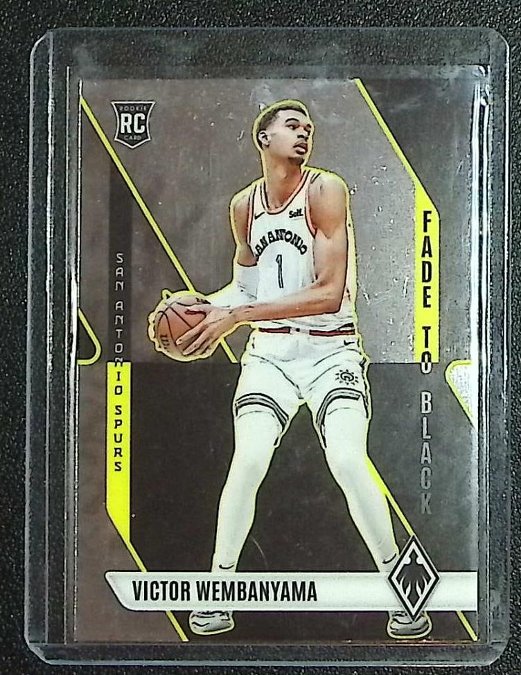 Victor Wembanyama Rookie Card 2023 Panini Phoenix #11: Panini Select, Prizm, Mosaic, Contenders, Revolution, Phoenix, NBA Hoops, Rookie NFL Sports Trading Cards, Silver, SP, SSP, Wave Prizms, Numbered Cards, Basketball sports Cards for Sale Near Me, NBA C