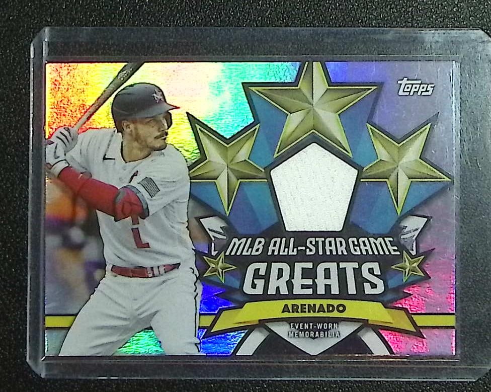 Nolan Arenado Ass-Star Game Greats Relic Rainbow Foilboard 2025 Topps All-Star #ASGR-NA: Topps Baseball MLB Trading & Sports Cards, Sports Cards for Sale Near Me, World Series & Hall of Fame Players Memorabilia, Refractors, X-Fractors, Numbered, SP, SSP, Valuable Auction Memorabilia Lots 