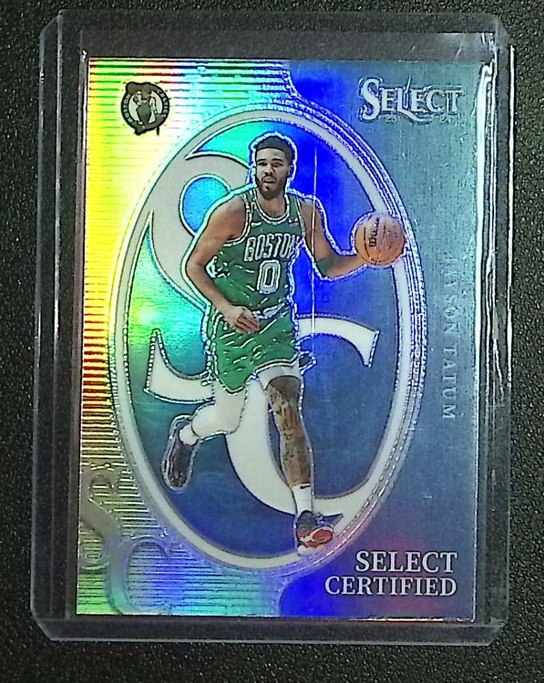 Jayson Tatum Silver Holo Prizm Select Certified 2023 Panini Select #6: Panini Select, Prizm, Mosaic, Contenders, Revolution, Phoenix, NBA Hoops, Rookie NFL Sports Trading Cards, Silver, SP, SSP, Wave Prizms, Numbered Cards, Basketball sports Cards for Sale Near Me, NBA C