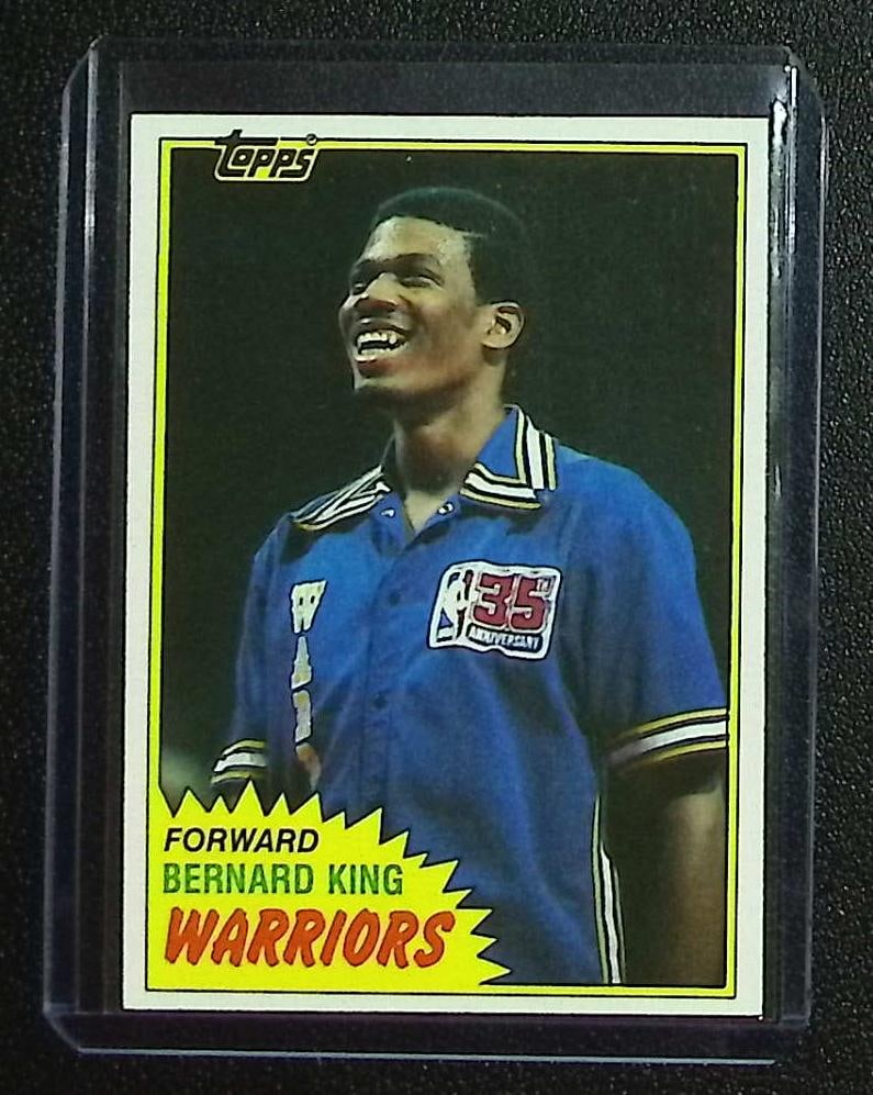 Bernard King 1981 Topps #72 Vintage NBA Trading Card (1 of 2)
