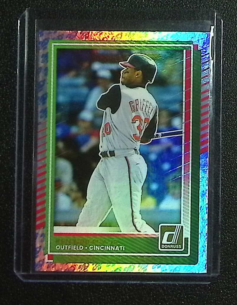 Ken Griffey, Jr. Silver Holo Prizm Rockets Pattern 2025 Donruss #24: Donruss Baseball MLB Trading & Sports Cards, Sports Cards for Sale Near Me, Prizm, Mosaic, Select, SP, SSP, Auction Memorabilia Lots for Sale On Line, World Series & Hall of Fame Players, Diamond King