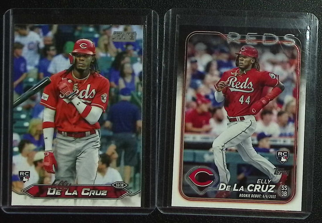 2 - Elly De La Cruz Rookie Cards: 2024 Topps Stadium Club & Update Series: Topps Baseball MLB Trading & Sports Cards, Sports Cards for Sale Near Me, World Series & Hall of Fame Players Memorabilia, Refractors, X-Fractors, Numbered, SP, SSP, Valuable Auction Memorabilia Lots 