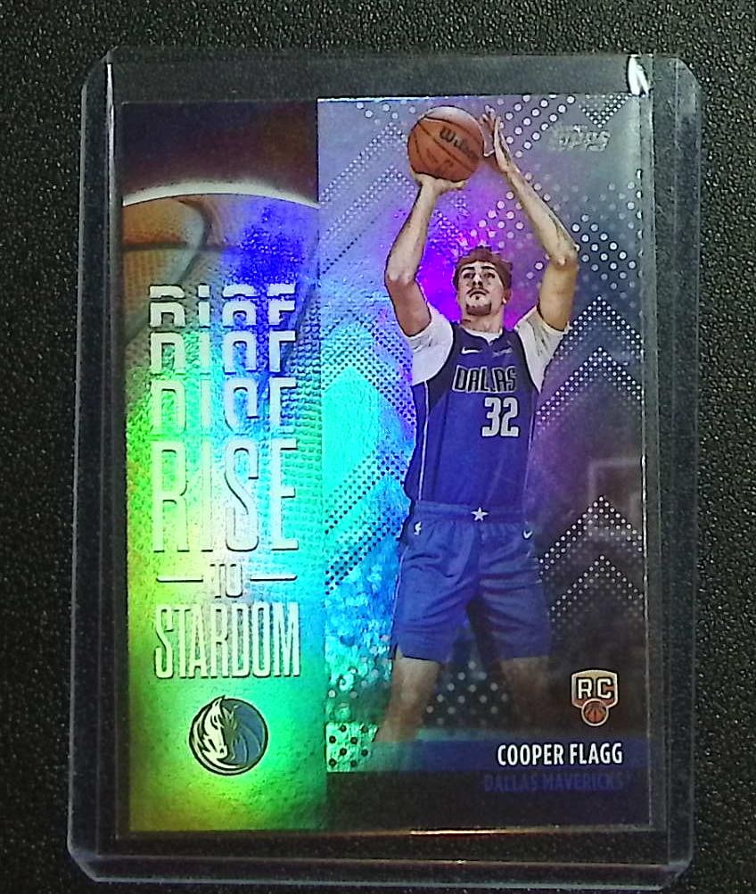 Cooper Flagg Rainbow Foil 2025 Topps #RTS--1 Rookie of the Year: Topps Basketball NBA Trading & Sports Cards, Sports Cards for Sale Near Me, Chrome, Refractor, SP, SSP, Valuable Auction Memorabilia Lots Sold On Line, NBA Championship & Hall of Fame Player Cards