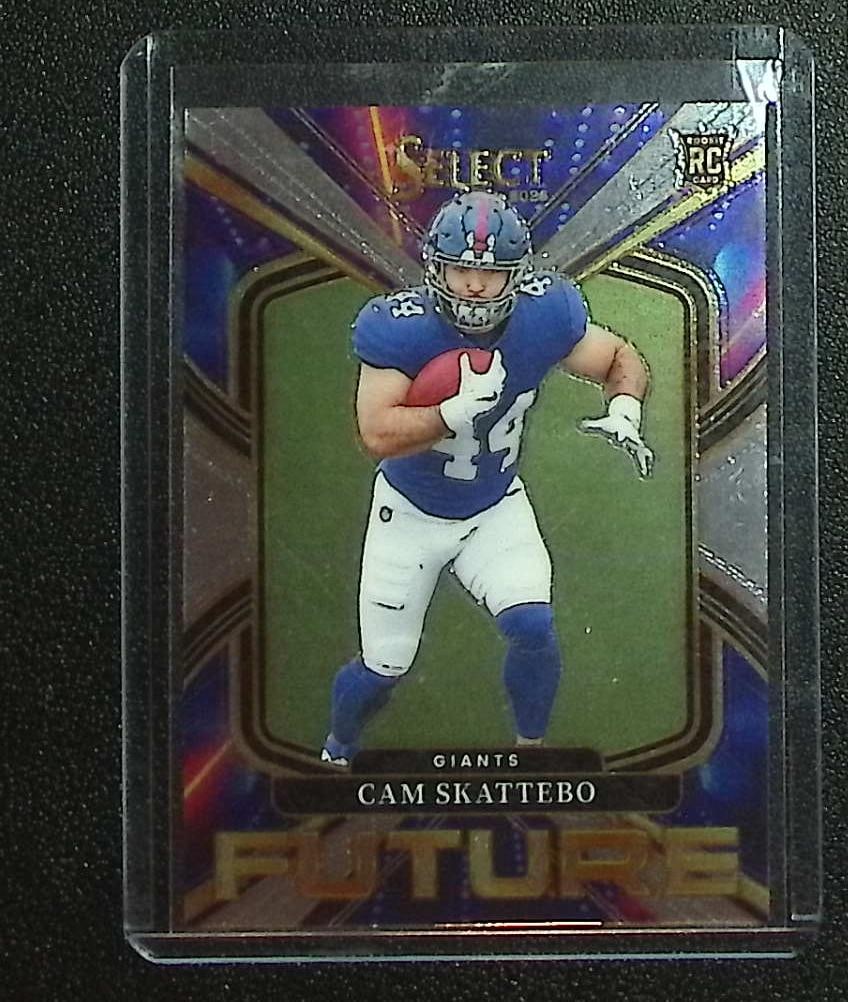 Cam Skattebo Rookie Card 2025 Panini Select #20: Panini Select, Prizm, Mosaic, Contenders, Zenith, Phoenix, Illusions, Absolute, Rookie NFL Sports Trading Cards, SP, SSP, Cards, Football Cards for Sale Near Me, Superbowl & Hall of Fame Player Cards,
