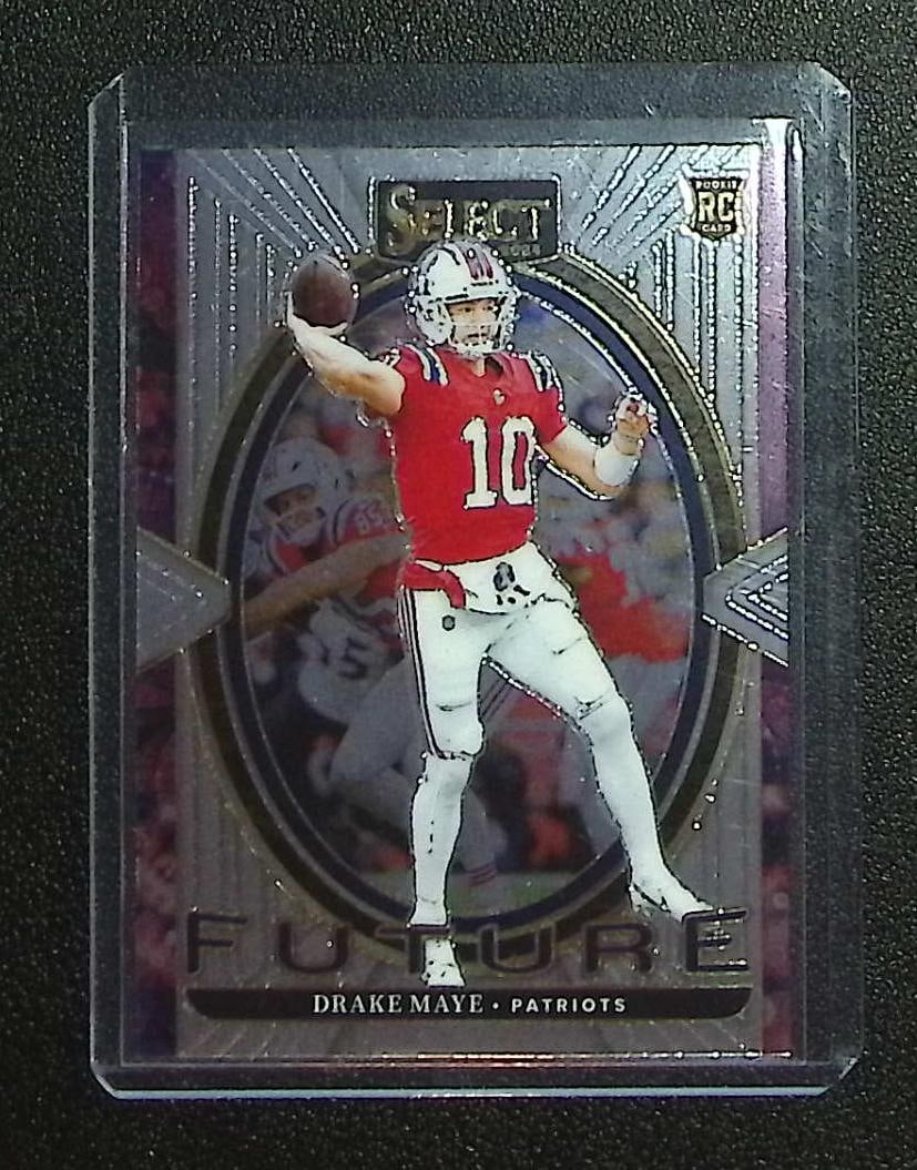 Drake Maye Rookie Card Future Insert 2024 Panini Select #5: Panini Select, Prizm, Mosaic, Contenders, Zenith, Phoenix, Illusions, Absolute, Rookie NFL Sports Trading Cards, SP, SSP, Cards, Football Cards for Sale Near Me, Superbowl & Hall of Fame Player Cards,