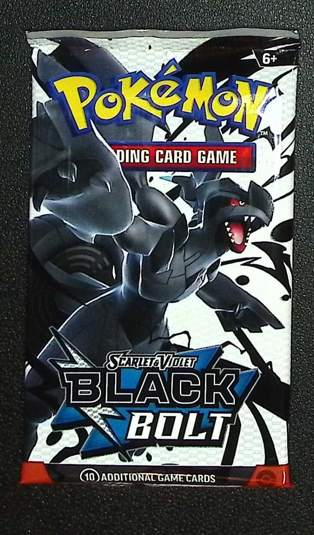 2025 Pokemon Scarlet & Violet Black Bolt 10 Card Booster Pack Charizard: Pokemon Trading Card Game Cards, Charizard, Pikachu, Mewto, EX, Referse Holo, Holo Rare Cards, Secret Rare Cards, Full Art Cards, Evee, 3 Stars Ultra Rare Cards, Double Rare, Illustration Rare, Specia