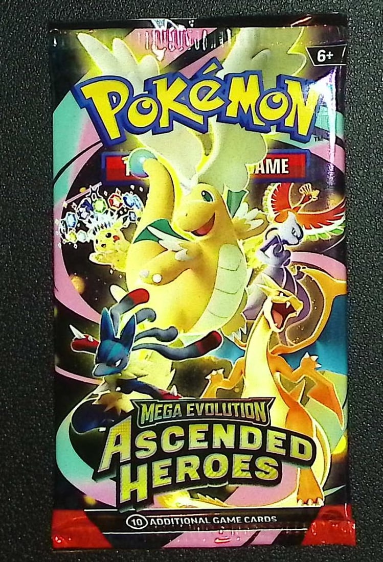 2025 Pokemon Ascended Heroes Card Booster Pack Charizard Newest Pokemon Set: Pokemon Trading Card Game Cards, Charizard, Pikachu, Mewto, EX, Referse Holo, Holo Rare Cards, Secret Rare Cards, Full Art Cards, Evee, 3 Stars Ultra Rare Cards, Double Rare, Illustration Rare, Specia