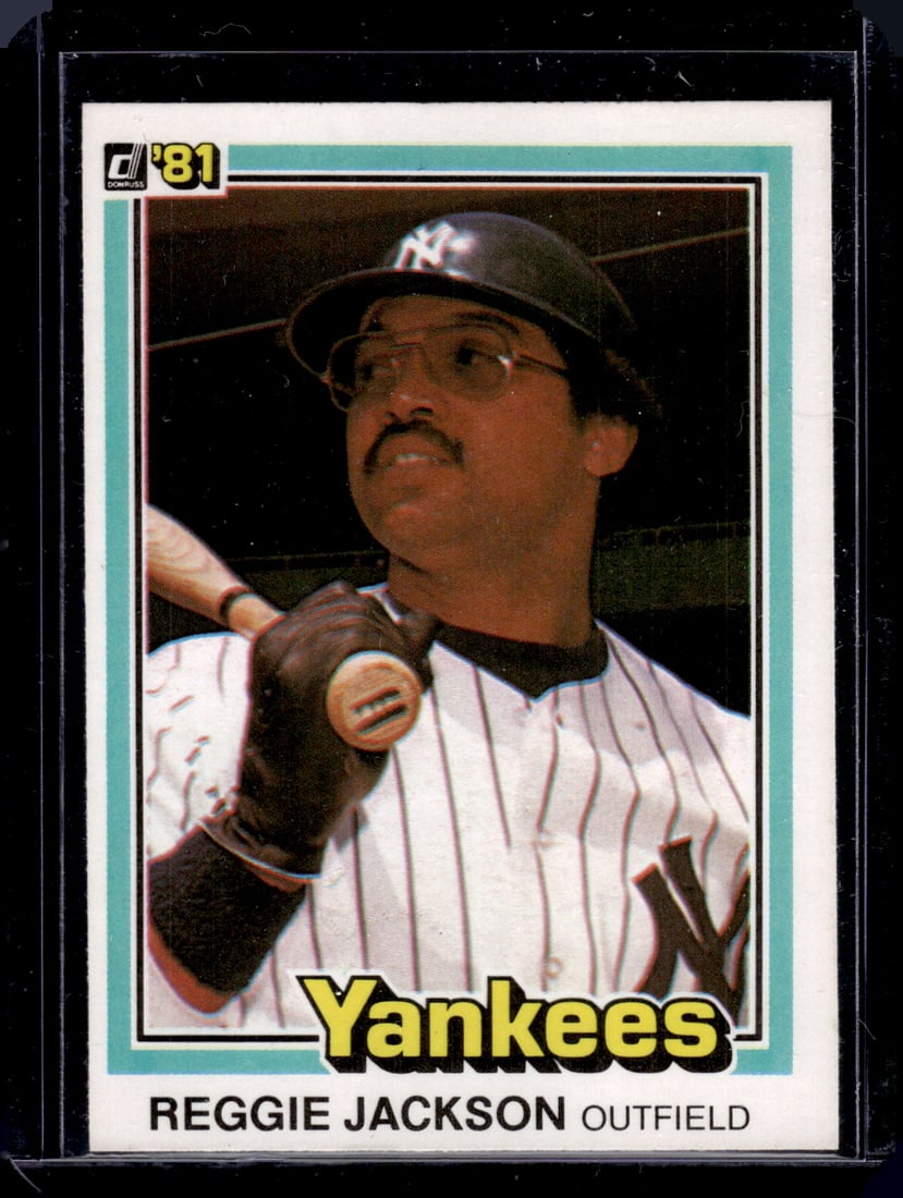 Reggie Jackson 1981 Donruss #228 New York Yankees: Donruss Baseball MLB Trading & Sports Cards, Sports Cards for Sale Near Me, Prizm, Mosaic, Select, SP, SSP, Auction Memorabilia Lots for Sale On Line, World Series & Hall of Fame Players, Diamond King